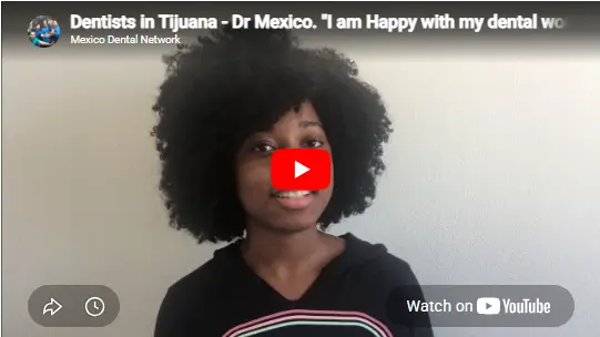 Patient testimonial video from a Los Angeles patient sharing their experience and treatment results at Dr. Mexico Dental Group in Tijuana, Mexico.