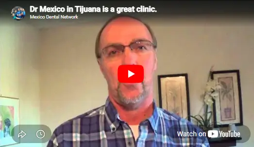 Patient testimonial video sharing a personal experience and successful dental treatment at Dr. Mexico Dental Group in Tijuana, Mexico.