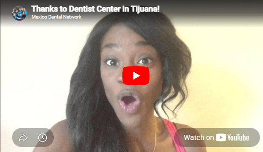 Video testimonial from a patient sharing their experience, treatment results, and satisfaction with care received at Dr. Mexico Dental Group in Tijuana, Mexico.